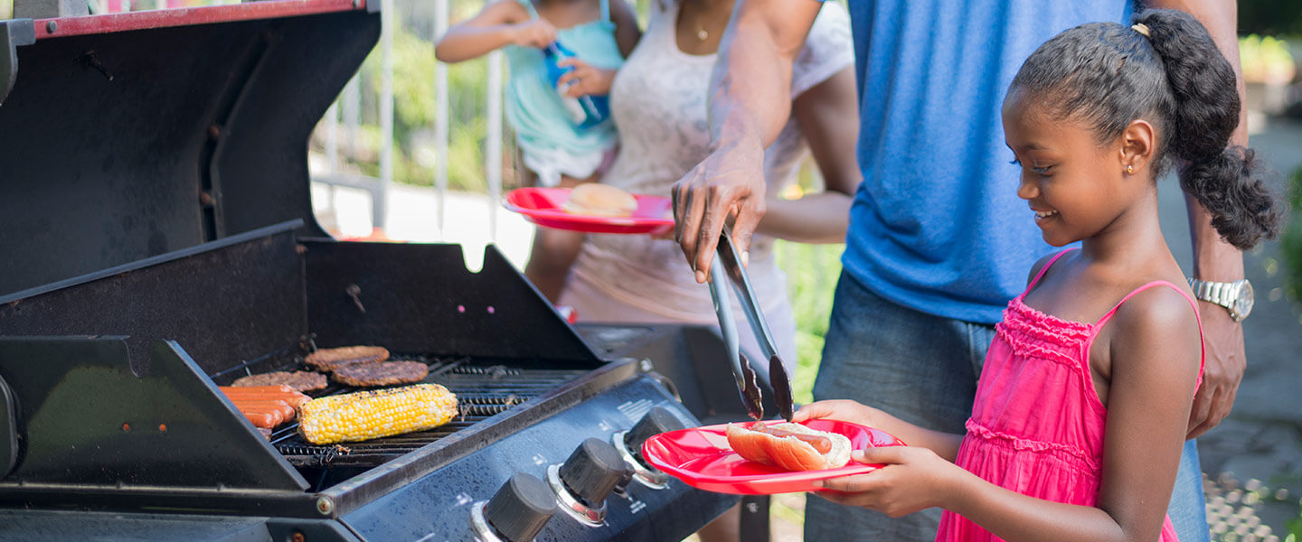 family barbecue hero