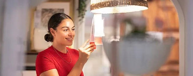 Rent To Own LG_Woman Looks At Lamp Price