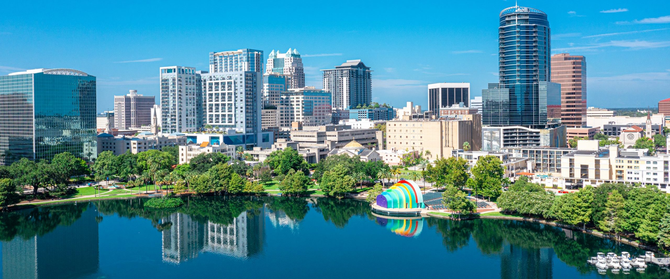 Orlando, Florida Skyline Aerial
